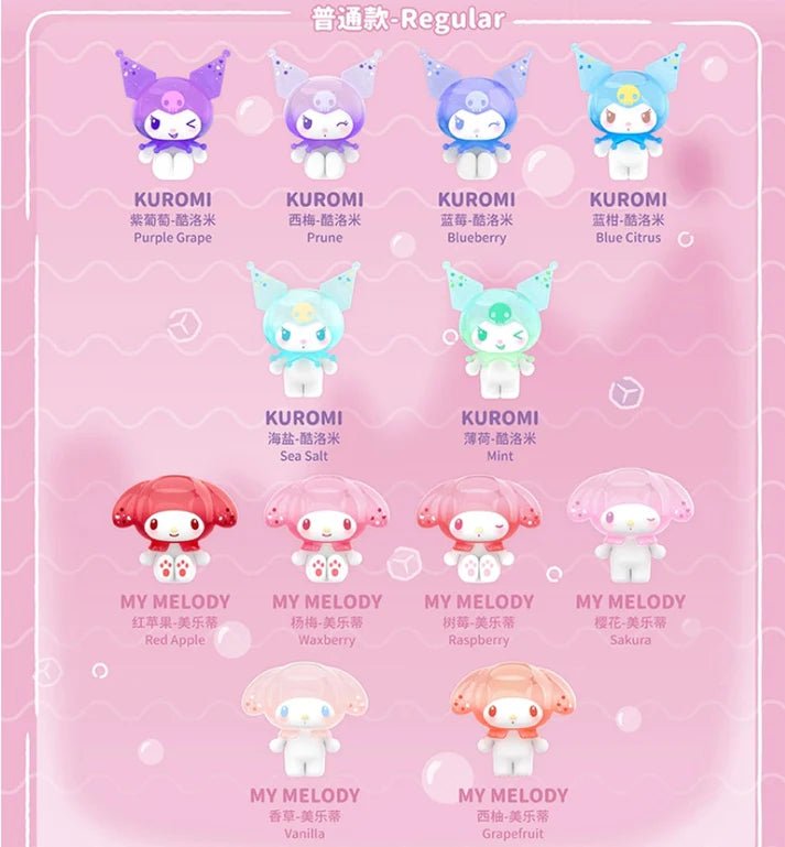 MY MELODY & KUROMI Ramune - Style Mini Figures Surprise Blind Bag by Top Toy - Otaku Collectives
