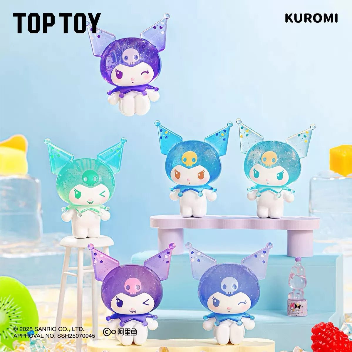 MY MELODY & KUROMI Ramune - Style Mini Figures Surprise Blind Bag by Top Toy - Otaku Collectives