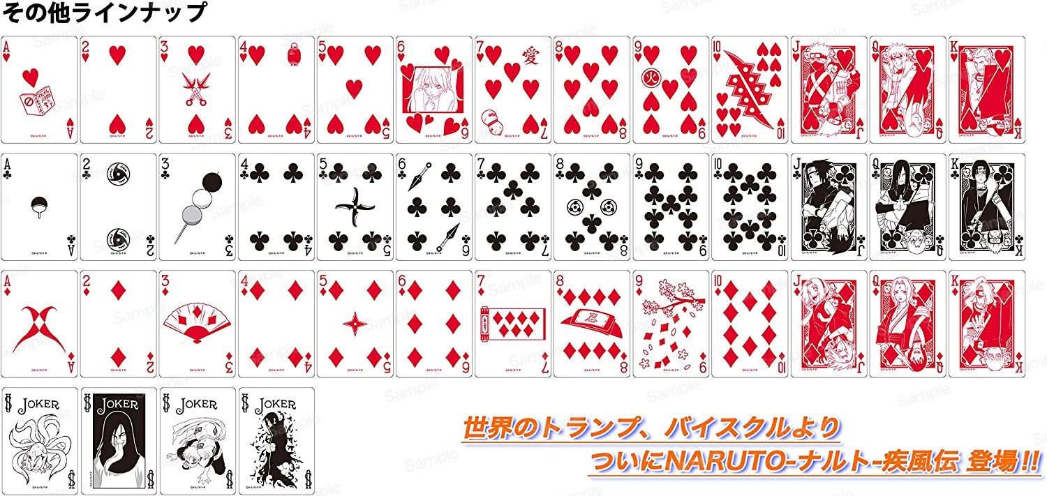 [Naruto] Bicycle Naruto Shippuden Playing Cards - Otaku Collectives