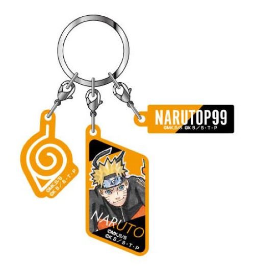 [Naruto] P99 3 - Part Acrylic Keychain - Naruto Uzumaki - Otaku Collectives