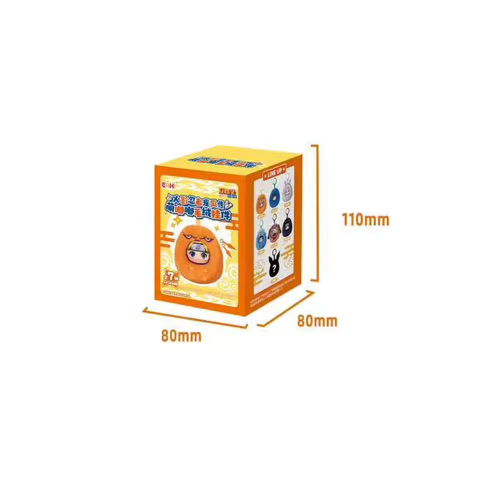 [Naruto Shippuden] Eaki Cute Dudu Series Plush Keychain Toy Series ** BLIND BOX ** - Otaku Collectives