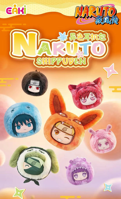 EAKI Naruto Shippuden Fluffy Earbud Pouch Plush Blind Box