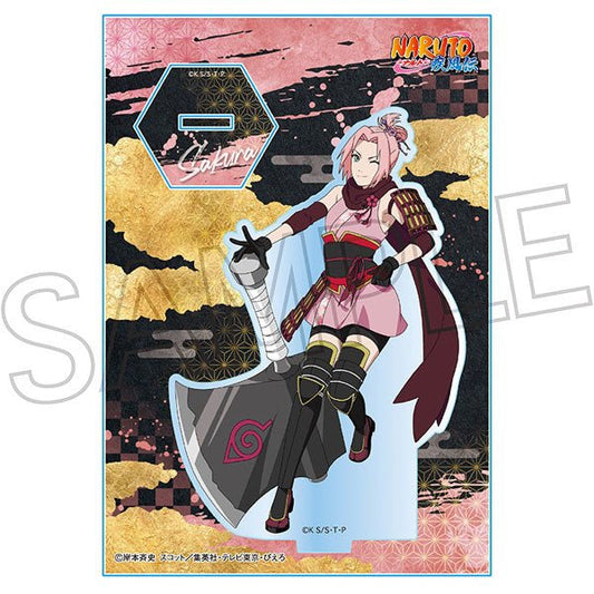 Official Naruto Shippuden Sakura Haruno Shinobi Musha Ninja Warrior Acrylic Stand - Otaku Collectives