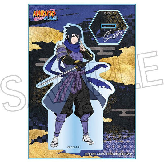 Official Naruto Shippuden Sasuke Uchiha Shinobi Musha Ninja Warrior Acrylic Stand - Otaku Collectives