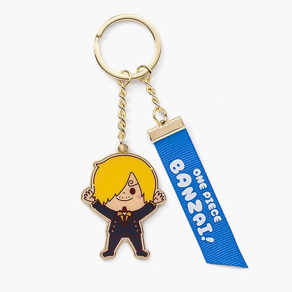 Official ONE PIECE Banzai! Sanji Ribbon Key Charm - Otaku Collectives
