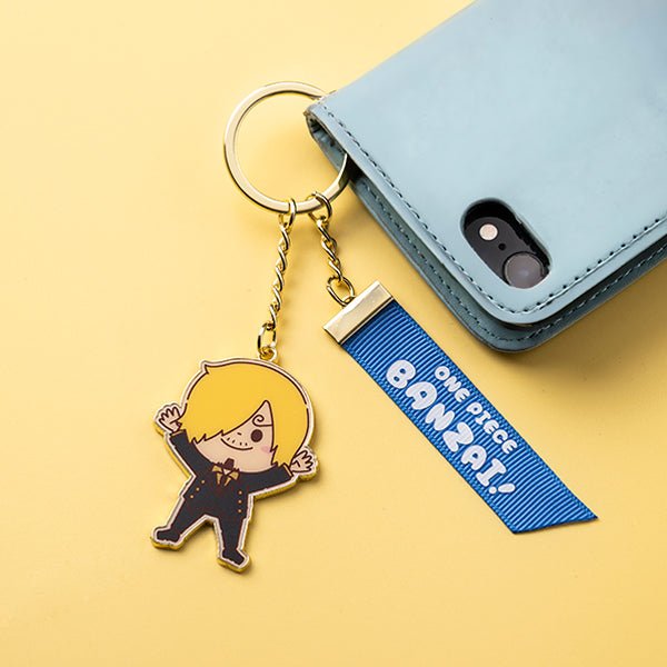 Official ONE PIECE Banzai! Sanji Ribbon Key Charm - Otaku Collectives