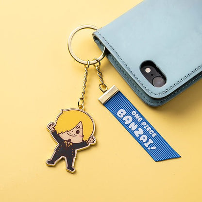 Official ONE PIECE Banzai! Sanji Ribbon Key Charm - Otaku Collectives