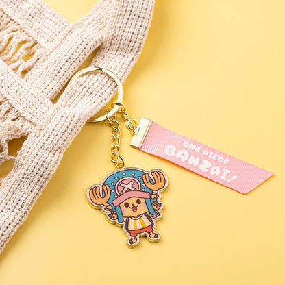 Official ONE PIECE Banzai! Tony Tony Chopper Ribbon Key Charm - Otaku Collectives