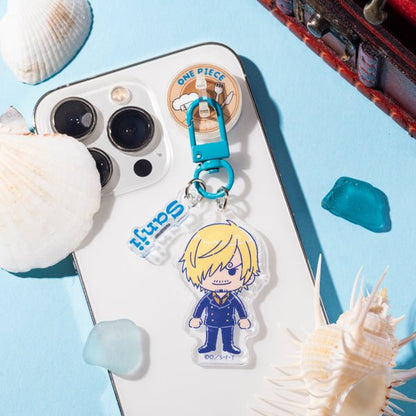 Official ONE PIECE Sanji Acrylic Key Ring Hanger - Otaku Collectives