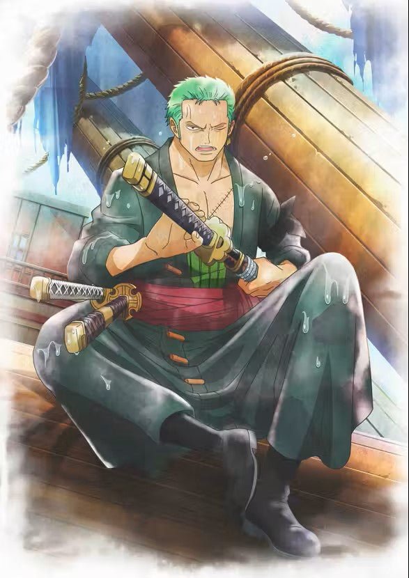 [One Piece] 25th Anniversary Mugiwara Store Postcard - Zoro - Otaku Collectives