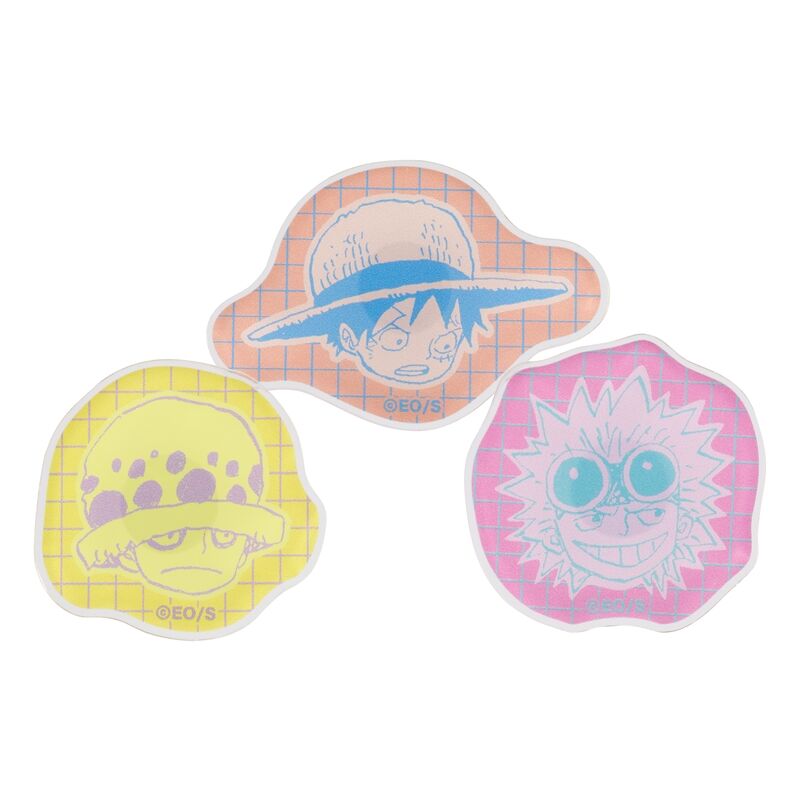 [One Piece] Acrylic Mini Badge Set Luffy & Law & Kidd Childhood Ver. - Otaku Collectives