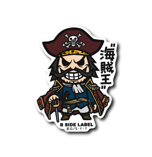 [One Piece] B-Side Label Sticker- Gol D. Roger - Otaku Collectives
