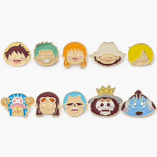 [One Piece] Banzai Series Face Pins Collection - 1 Random Blind Box - Otaku Collectives