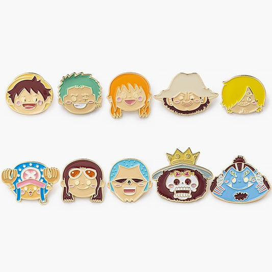 [One Piece] Banzai Series Face Pins Collection - 1 Random Blind Box - Otaku Collectives