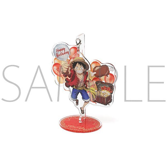 [One Piece] Birthday Swaying Acrylic Stand - Monkey D. Luffy - Otaku Collectives