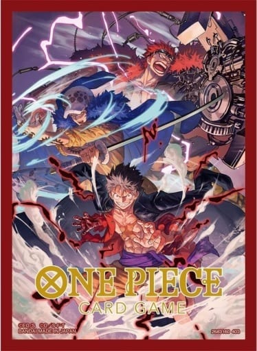 [One Piece] Card Game Official Card Sleeve 4 - Luffy Kid Law - Otaku Collectives