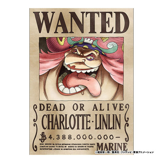 [One Piece] Charlotte Linlin Big Mom 4.3B Official Japan Mugiwara Wanted Poster 42x30cm - Otaku Collectives