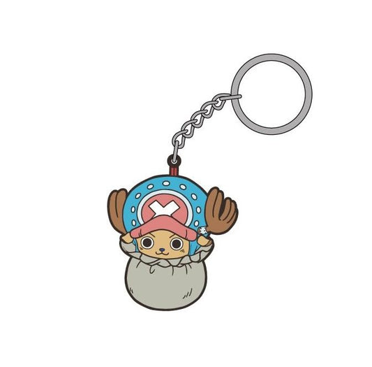 [One Piece] Chopper Tsumamare Rubber Key Ring - Otaku Collectives