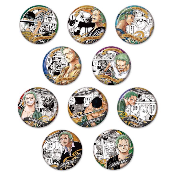 [One Piece] Collection Can Badge "HEROES" [Roronoa Zoro] - Otaku Collectives