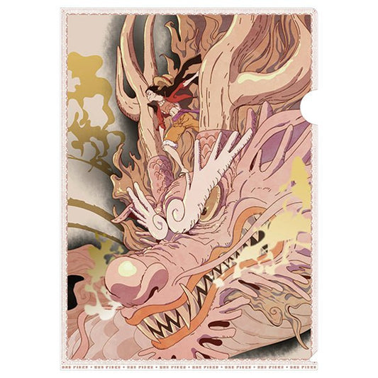 [One Piece] Everyday ONE PIECE Illustration Collection Clear File Luffy & Momonosuke - Otaku Collectives