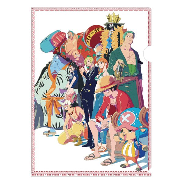 [One Piece] Everyday ONE PIECE Illustration Collection Clear File Straw Hat Crew - Otaku Collectives