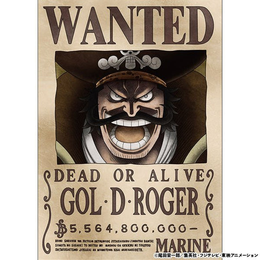 [One Piece] Gol D. Roger 5.5 B Official Japan Mugiwara Wanted Poster 42x30cm - Otaku Collectives