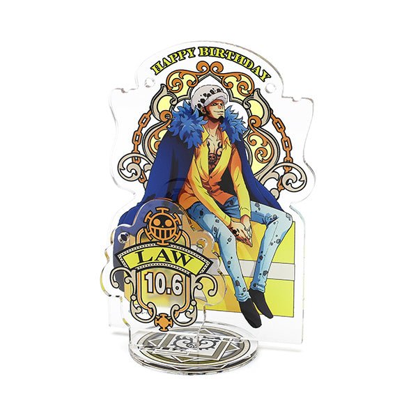 [One Piece] Happy Birthday acrylic accessory stand [10.6 Law] - Otaku Collectives