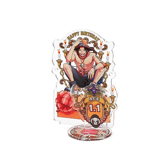 [One Piece] Happy Birthday acrylic accessory stand [1.1 Ace] - Otaku Collectives