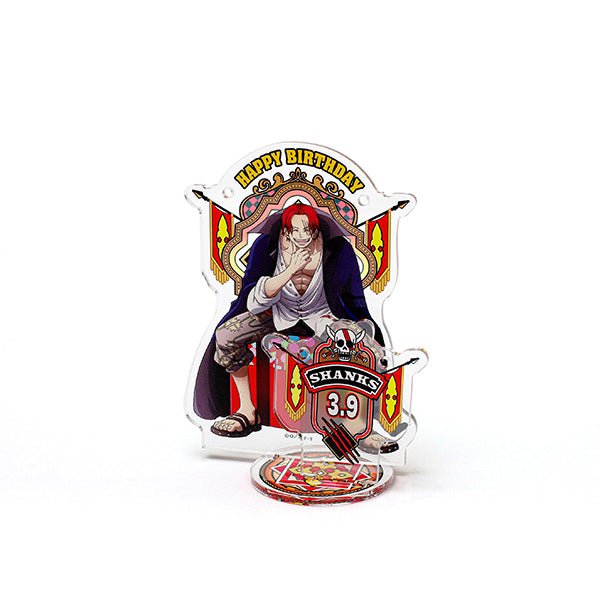 [One Piece] Happy Birthday acrylic accessory stand [3.9 Shanks] - Otaku Collectives