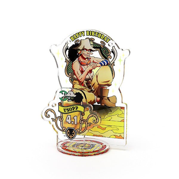 [One Piece] Happy Birthday acrylic accessory stand [4.1 Usopp] - Otaku Collectives