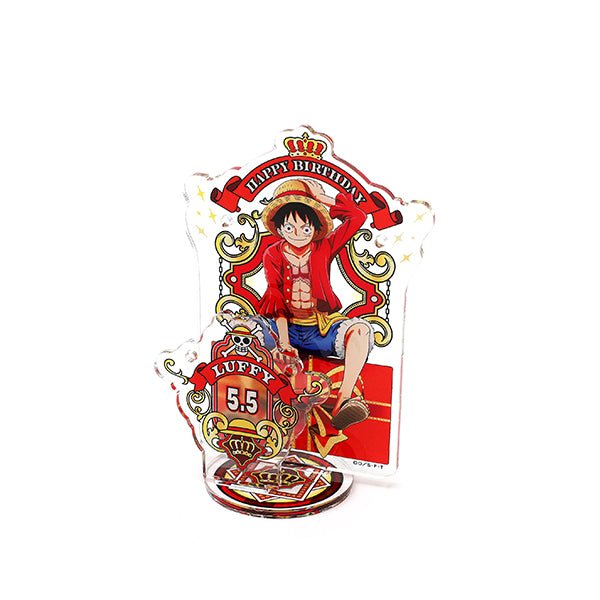 [One Piece] Happy Birthday acrylic accessory stand [5.5 Luffy] - Otaku Collectives