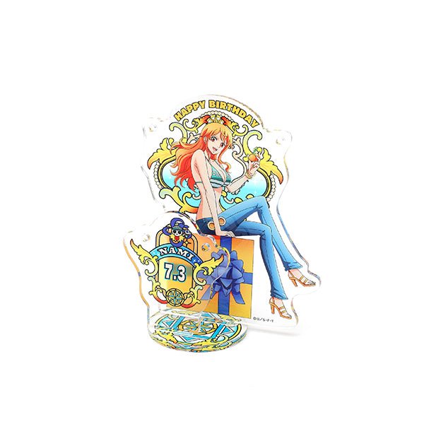 [One Piece] Happy Birthday acrylic accessory stand [7.3 Nami] - Otaku Collectives