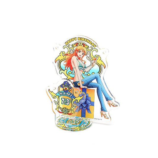 [One Piece] Happy Birthday acrylic accessory stand [7.3 Nami] - Otaku Collectives