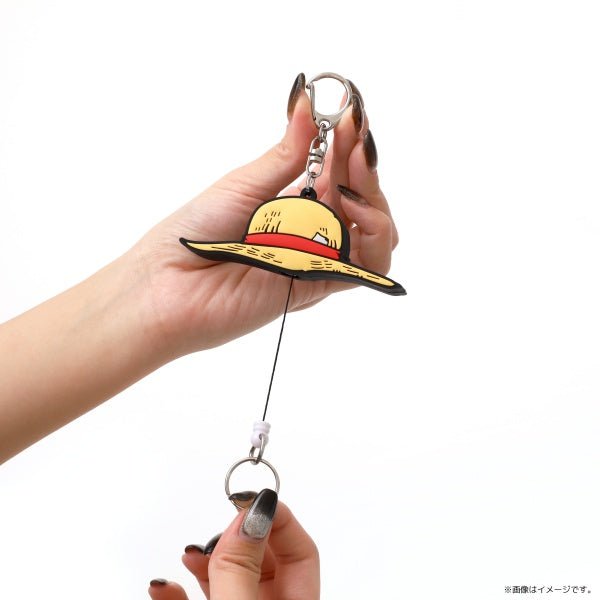 One Piece Hat - Shaped Rubber Keychain - Luffy - Otaku Collectives
