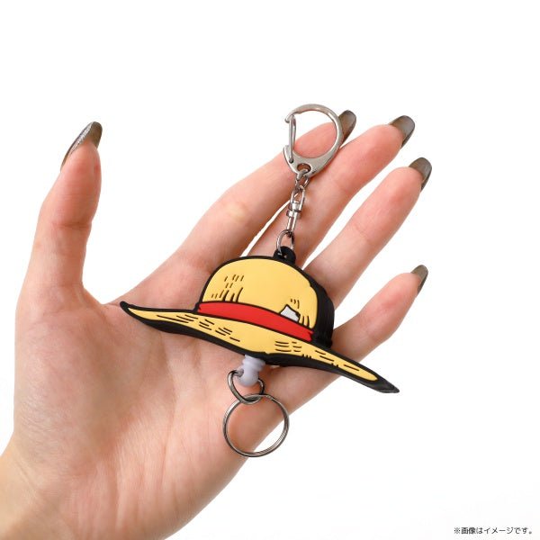 One Piece Hat - Shaped Rubber Keychain - Luffy - Otaku Collectives