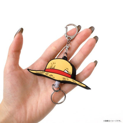 One Piece Hat - Shaped Rubber Keychain - Luffy - Otaku Collectives