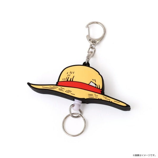 One Piece Hat - Shaped Rubber Keychain - Luffy - Otaku Collectives