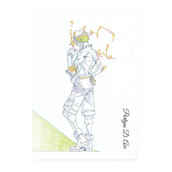 [One Piece] Illustration Work By Oda Eiichiro Clear File/Ace - Otaku Collectives