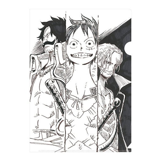 [One Piece] ILLUSTRATION WORKS Clear File Luffy/Roger/Shanks - Otaku Collectives