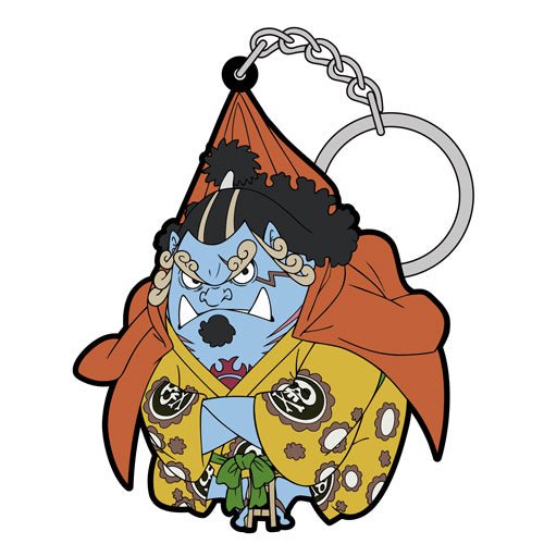 [One Piece] Jinbei Tsumamare Strap Rubber Key Ring - Otaku Collectives