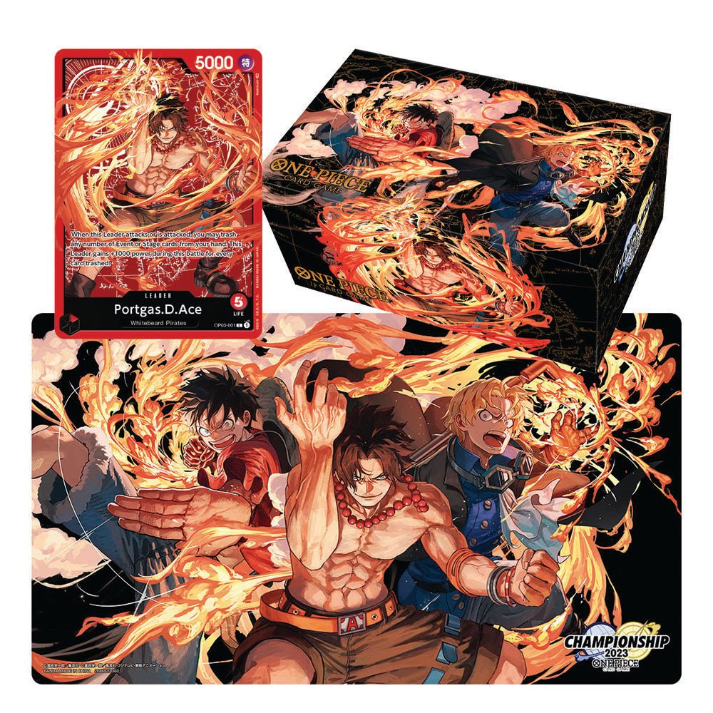 [One Piece] Limited Official Premium Bandai Card Game TCG Special Goods Set Ace/Sabo/Luffy - Otaku Collectives