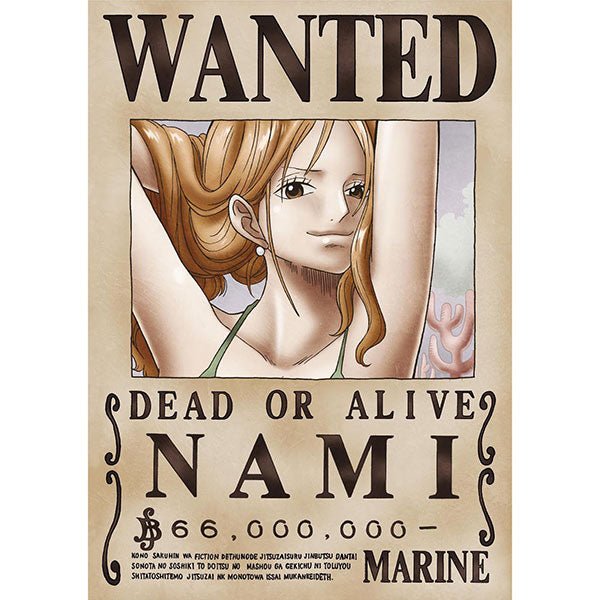 [One Piece] Nami 66M Official Japan Mugiwara Wanted Poster 42x30cm[Vol 2] - Otaku Collectives