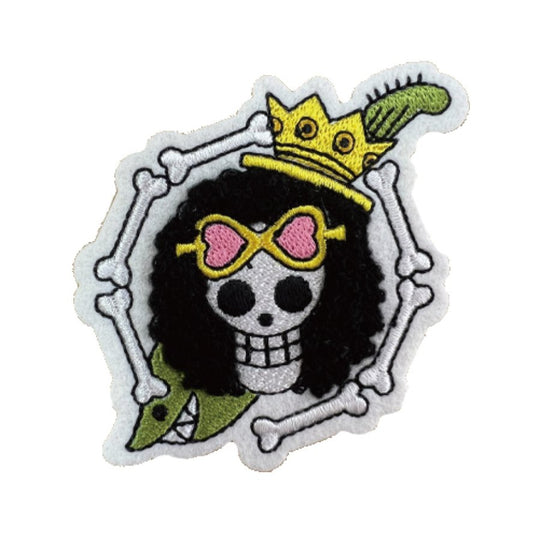 [One Piece] Official Toei Sagara Embroidery Sticker - Brook - Otaku Collectives