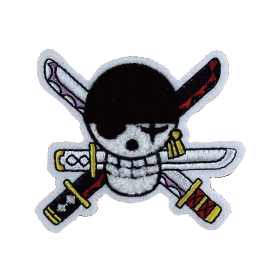 [One Piece] Official Toei Sagara Embroidery Sticker - Roronoa Zoro - Otaku Collectives