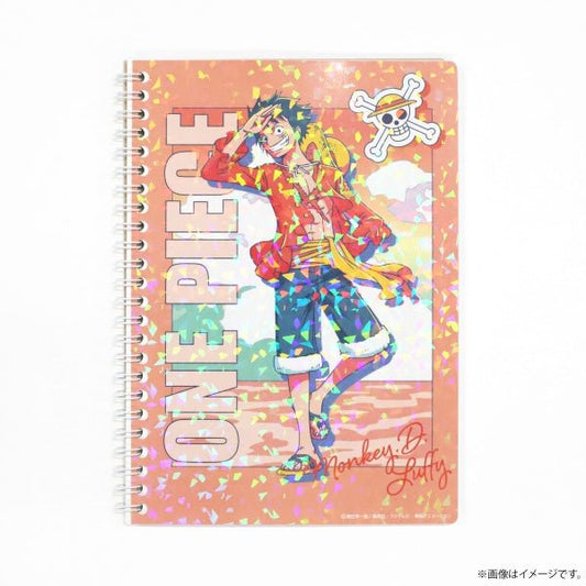 [One Piece] Retro Pop Color Hologram Ring Notebook - Luffy - Otaku Collectives