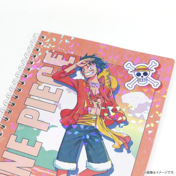 [One Piece] Retro Pop Color Hologram Ring Notebook - Luffy - Otaku Collectives