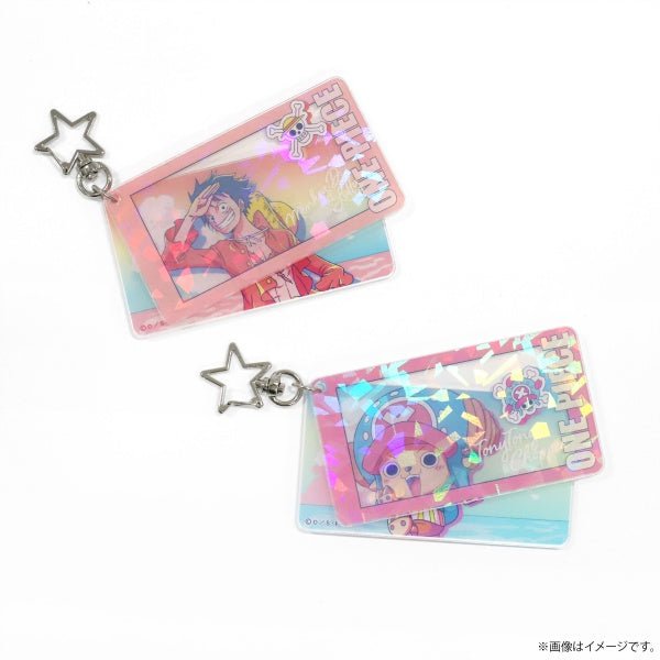 [One Piece] Retro Pop Color Holographic Acrylic Keychain Luffy - Otaku Collectives