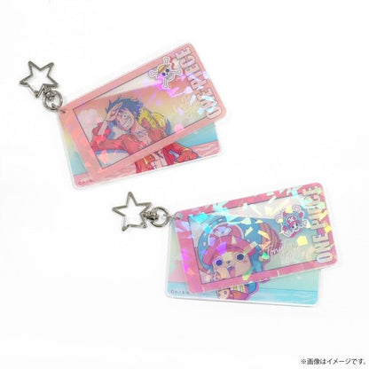 [One Piece] Retro Pop Color Holographic Acrylic Keychain Luffy - Otaku Collectives