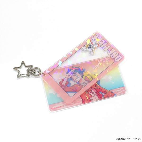 [One Piece] Retro Pop Color Holographic Acrylic Keychain Luffy - Otaku Collectives