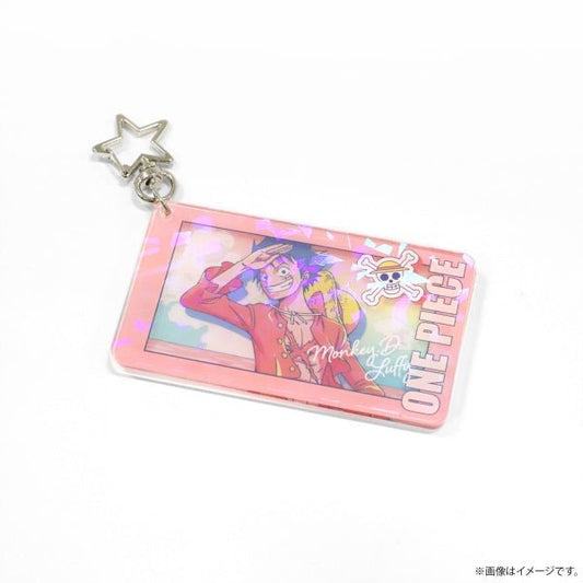 [One Piece] Retro Pop Color Holographic Acrylic Keychain Luffy - Otaku Collectives